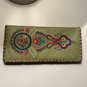 Embroidered Wallet